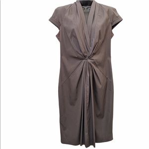 Hugo Boss grey Dinola shift dress sz 8